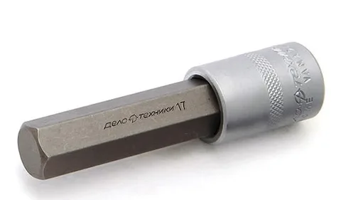 Головка со вставкой 1/2" Шестигранник 12мм L=100мм "ДТ" (10шт) 