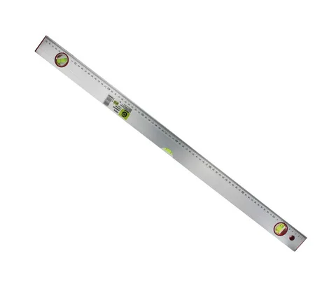 Уровень строительный алюминиевый, 3 глазка,  800 мм ON