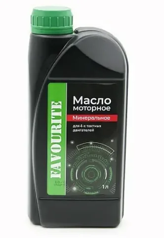 Масло минеральное для 4-х двигателей SAE 30 1л FAVOURITE (12 шт.)