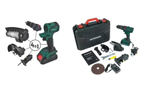 Набор инструмента аккумуляторного 4 предмета, 21 В, 2 А*ч OBS 2102KIT FAVOURITE