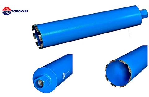 Алмазная коронка (мокр) 102*450 ВТ*24*3.6*10*8T TORGWIN