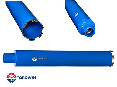 Алмазная коронка (мокр)  76*450 ВТ*20*3.6*10*6T TORGWIN