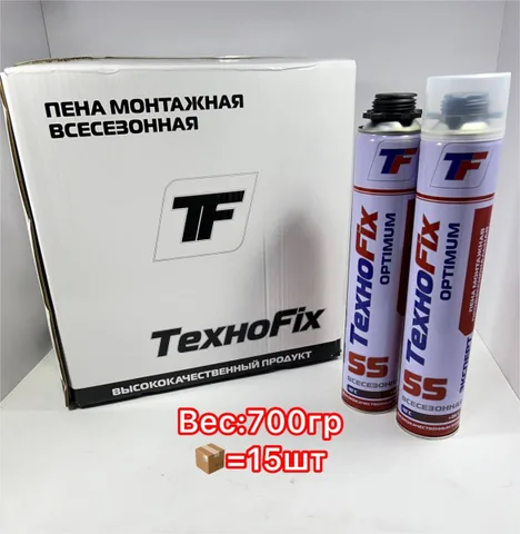 Пена монтажная Texnofix 55 2в1 (15шт) 