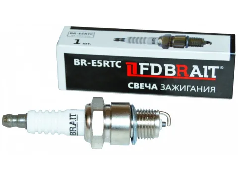 Свеча зажигания BR - E5RTC (4-ех такт. двигатель,М14х1,25мм) BRAIT