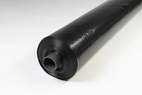 Пленка п/э (черная) 2% ГОСТ 120мкм п/рукав 6м (50 мп) 33 кг