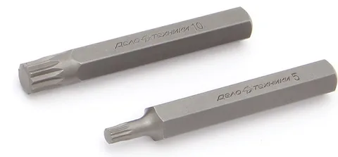 Вставка 3/8" SPLINE  М6, длина 75мм "ДТ" (10шт)