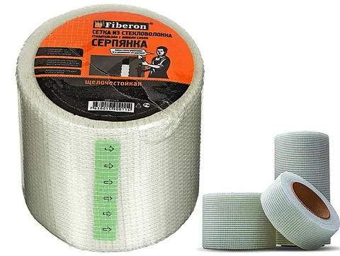 Серпянка (сетка малярная) 150мм*20м самоклеющаяся Fiberon. SMF228T/24