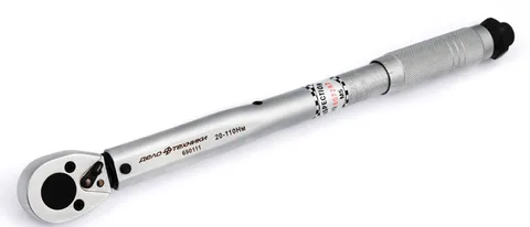 Ключ динамометрический   3/8" 20-110 Нм пластик кейс "ДТ"