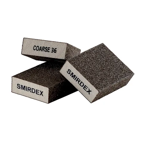 Абразивная губка SMIRDEX 920, 4х4, Coarse, 100*70*25мм
