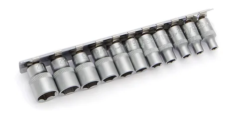 Набор головок 6-гр.дюймовых 1/4" 11шт (5/32",3/16",7/32",1/4",9/32",5/16",11/32",3/8",7/16")  "ДТ"