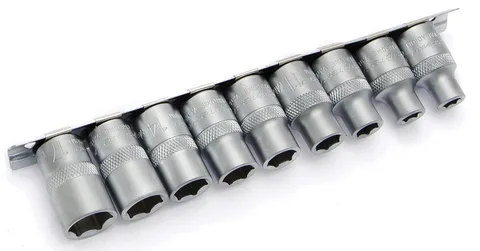 Набор головок 6-ти гранных 1/2" 9пр. "ДТ" (10шт)