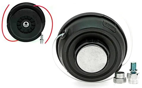 Катушка для косилки TORGWIN 5N-M10x1.25 лев.резьба, адаптееры M8x1.25, M12x1.5 левая резьба