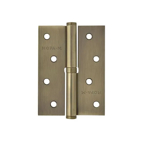 Петля накладная 750-4" (брон.покр.)левая (100*75*2,5) №2  "Нора-М"