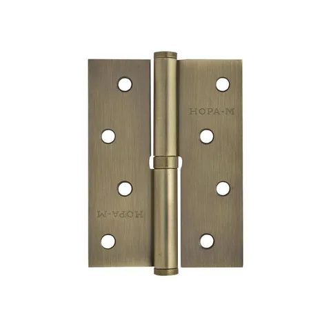 Петля накладная 750-4" (брон.покр.)правая (100*75*2,5) №2  "Нора-М"