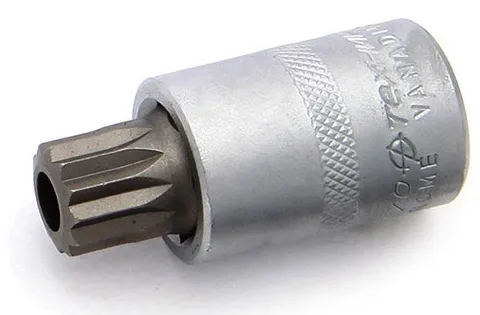 Головка со вставкой 1/2" Spline М16 с отверстием  L= 55мм "ДТ" (10шт)