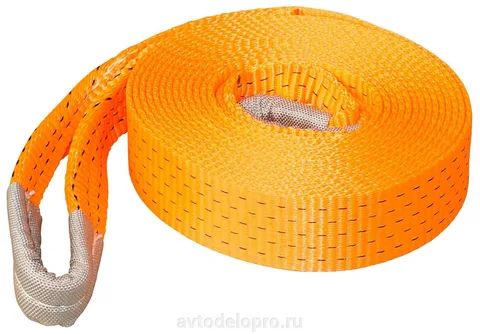 Трос буксировочный  10 т (лента 6 м, петля-петля) АвтоДело