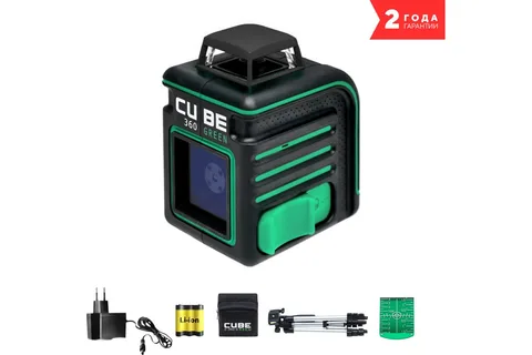 Лазерный уровень ADA Cube 360 Green Professional Edition 