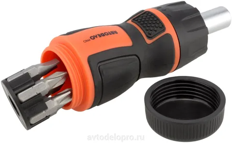 Набор отверток со сменными вставками 7пр. (блистер) АвтоДело