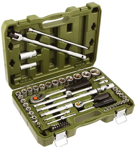Набор головок 1/2", 1/4" - 62предм. "ДТ" (2шт)