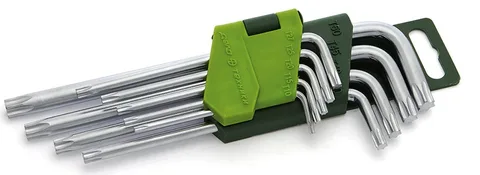 Набор ключей TORX 9шт.(Т10,Т15,Т20,Т25,Т27,Т30,Т40,Т45,Т50) "ДТ" (10шт)