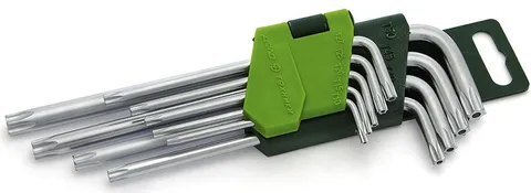 Набор ключей TORX 9шт.с отв.(Т10,Т15,Т20,Т25,Т27,Т30,Т40,Т45,Т50) "ДТ" (10шт)