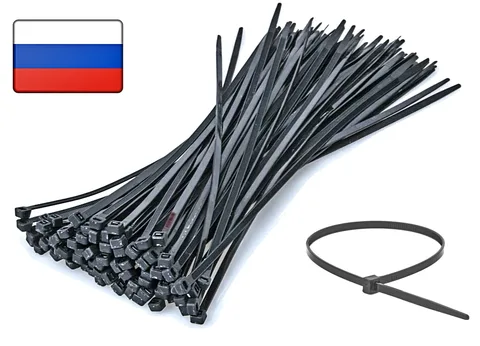 Хомут пластиковый 3,6х 300 черн.(уп.100 шт.)TORK