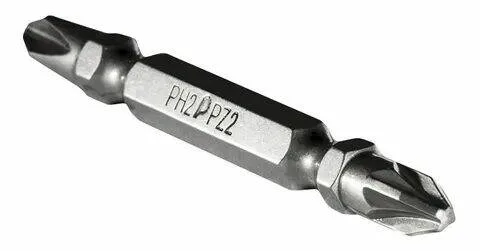 Насадка (бита) двухсторонняя WP 60PH2-РZ2 10 шт для больших нагрузок
