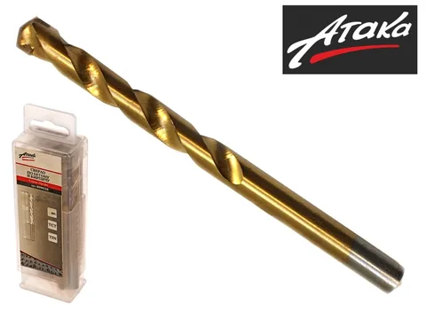 Сверло по бетону 12*150 мм АТАКА титан (уп.6шт.)