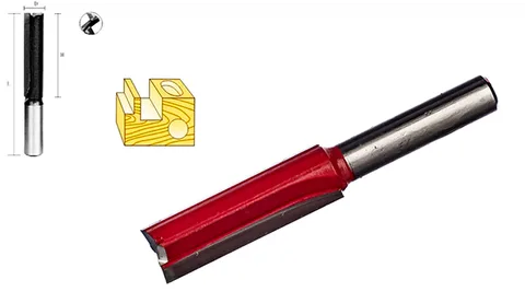Фреза Атака пазовая прямая D12/ф8/H38 =659670=