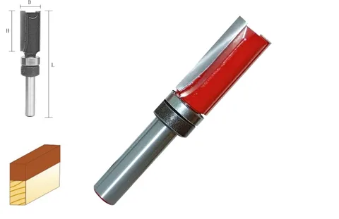 Фреза Атака пазовая прямая с подшипником D16/ф8/H20 =2517060=
