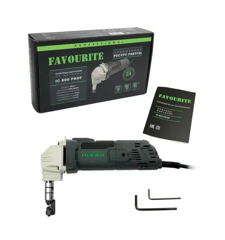 Ножницы вырубные (по металлу) электрические  800 Вт IC 800 PROF FAVOURITE
