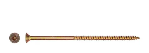 Саморез универсальный 6x180 желтый цинк потай (100 шт.)(6 уп.)