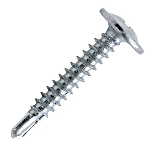 Саморез с прессшайбой 4,2x32 со сверлом, оцинк. ТОП (500 шт.) (12 уп.)