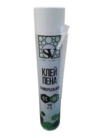 Монтажная, всесезонная, 420 мл (550 г) SV КЛЕЙ-ПЕНА (12 шт.)