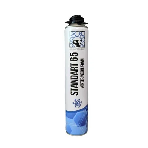Профессиональная монтажная пена, зимняя, 670 мл (780 г) SV STANDART 65 (12 шт.)