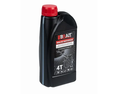 Масло моторное полусинтетическое BRAIT для 4-х тактных двигателей SAE10W-40API SL/CF (946мл) (12 шт)
