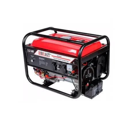 Генератор бензиновый BR 3800 E (3,2кВт/2,9кВт) электро/руч запуск BRAIT