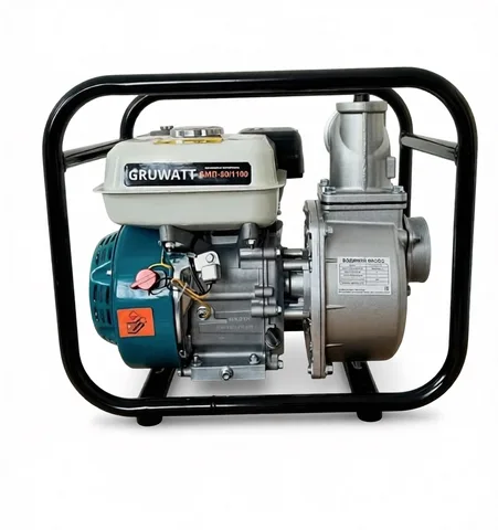 Мотопомпа бензиновая БМП-80/1100  GRUWATT