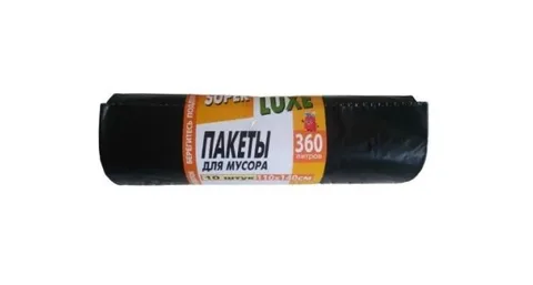 Пакет п/э для мусора 360л Люкс уп.-10шт (10шт)