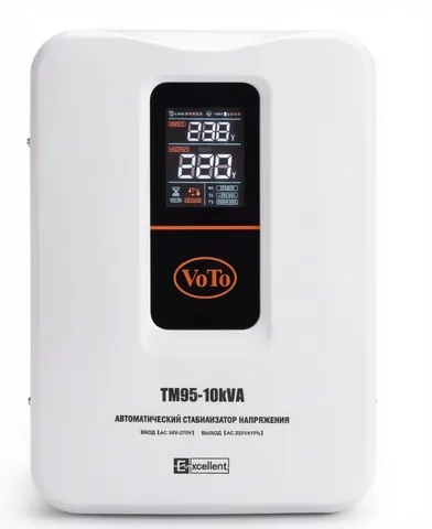 Стабилизатор напряжения релейный TM95-10000 VA  (8000Вт, L1, 95В- 270В,+/-10%) "VOTO"