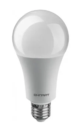 Лампа светодиодная OLL LED OLL-A60-25-230-6.5K-E27 ОНЛАЙТ (10шт)