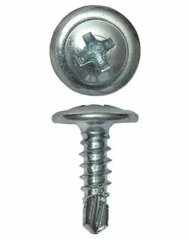 Саморез с прессшайбой 4,2x16 со сверлом, оцинк. ТОП (ПРОМО 8000 шт.)