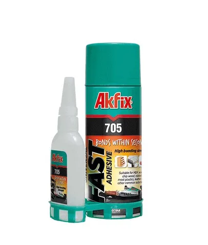 Клей экспресс склеивания двухкомпонентный 100гр. Akfix