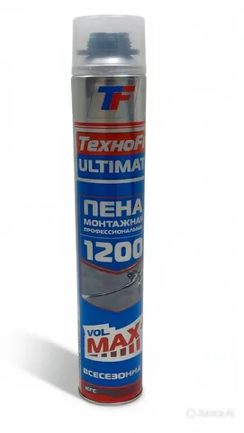 Пена монтажная 2в1 Texnofix 1200мл (15 шт) 
